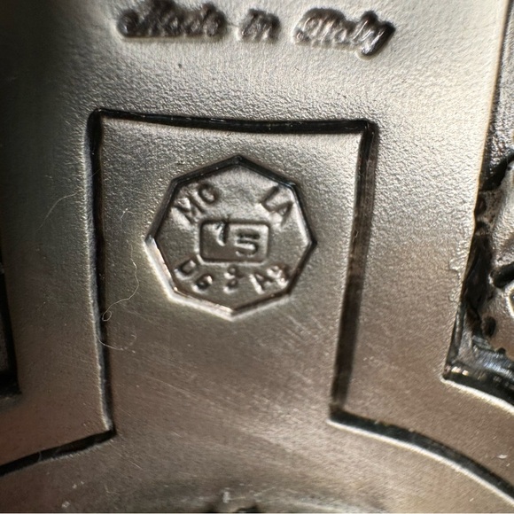 Vintage Argenti Italy Silver Plate Table Shelf Mantel Clock - Picture 5 of 13